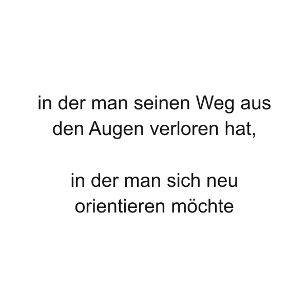 Orientierung